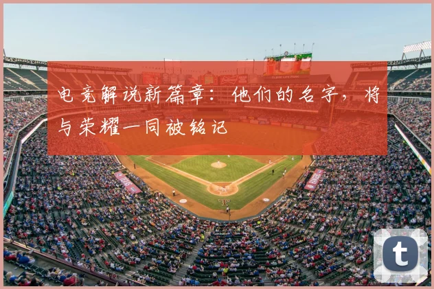 电竞解说新篇章：他们的名字，将与荣耀一同被铭记
